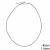 Korean Waxed Cord Necklace 1.5mm with Iron Clasp