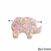 Elephant Opal Bead 8x11mm
