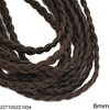 Suede Flat Cord Braided 6mm