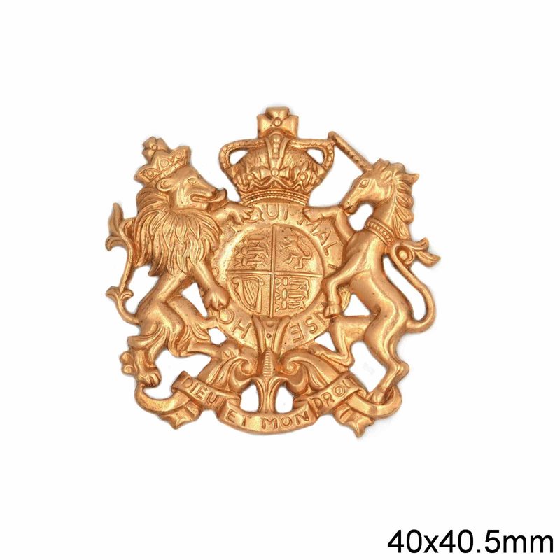 Brass Stamped Motif 40x40.5mm