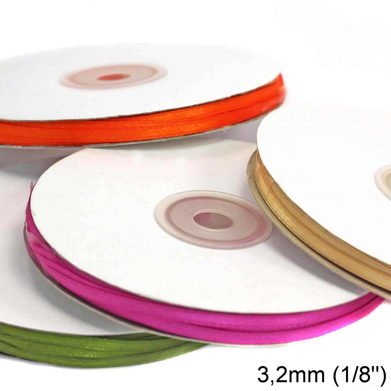 Satin Ribbon 3.2mm (1/8")