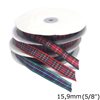 Fabric Plaid Ribbon 15.9mm (5/8")