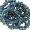 Faceted Rondelle Crystal Beads 4x6mm