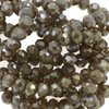 Faceted Rondelle Crystal Beads 4x6mm