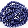 Faceted Rondelle Crystal Beads 4x6mm