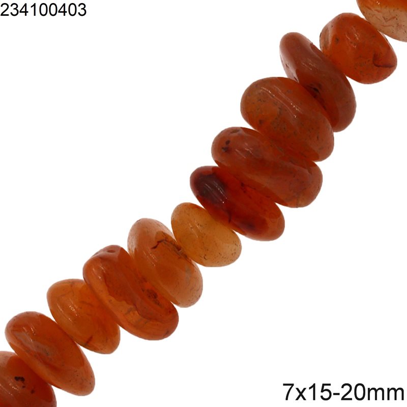 Semi Precious Stone Nugget Beads with Horizontal Hole 10x15mm