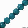 Jade Faceted Round Beads 10mm