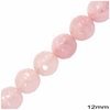 Jade Round Faceted Beads 12mm
