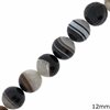 Jade Round Faceted Beads 12mm