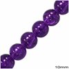 Glass Crackle Bead 10mm, 80cm