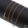 Silver 925 Gourmette Chain 1mm