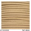 Suede Flat Cord 3x1.4mm