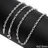 Silver 925 Flat Anchor Chain 4x2.5mm