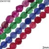 Jade Faceted Round Beads  2mm