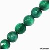 Jade Faceted Round Beads 10mm