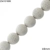 White Coral Beads 18mm