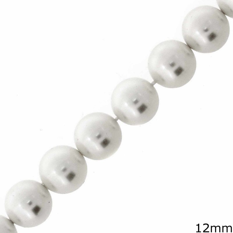 Mop-shell pearl coating color beads 12mm