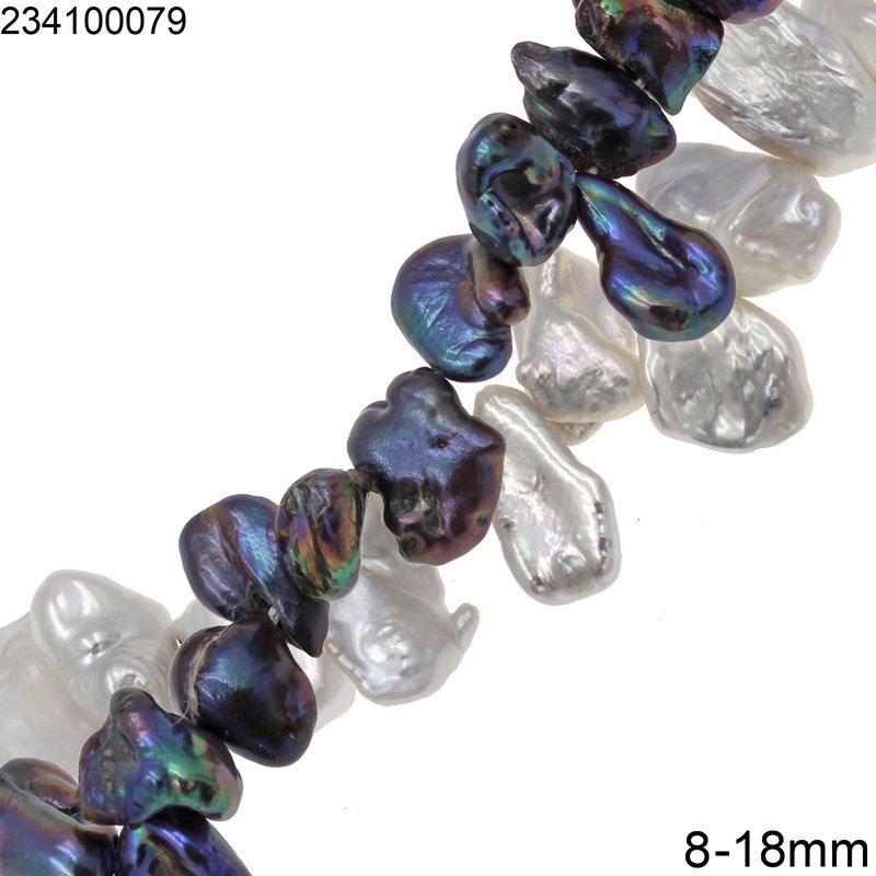 Baroque Freshwater Pearl Bead 8-18mm,Horizontal Drilling