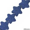 Lava Starfish Beads 25mm