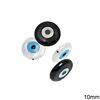 Mop-shell Evil Eye Bead 10mm