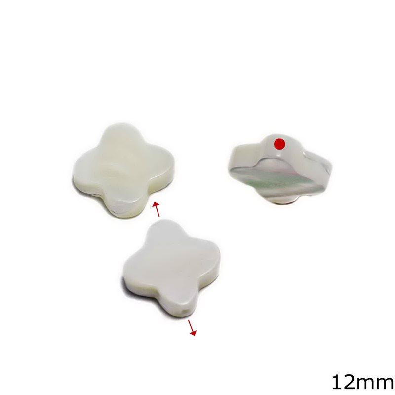 Mop-shell Bead Cross 12mm