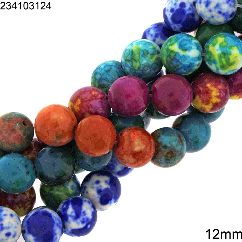 Pasta Jade Beads 12mm