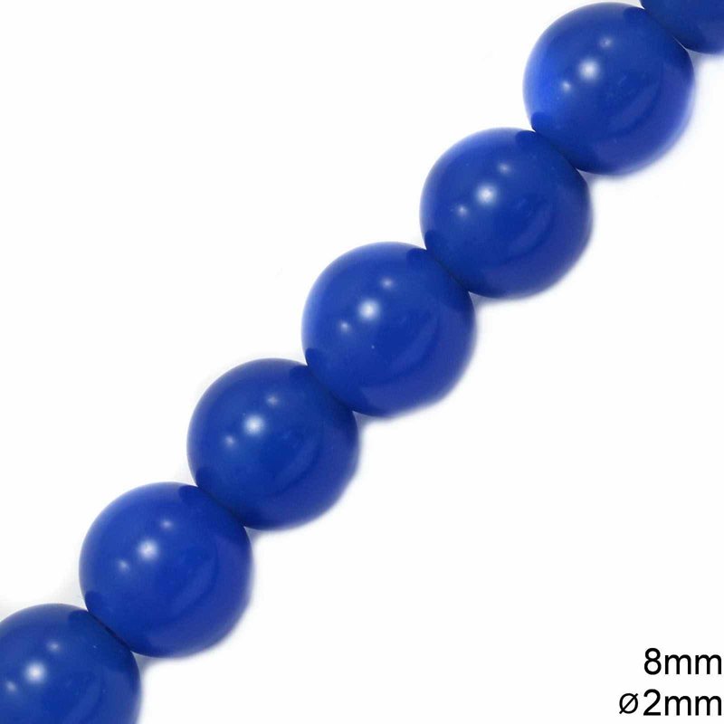 Agate Beads 8mm Φ2mm