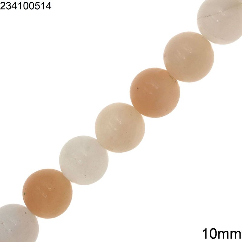 Peach Agate Natural Beads 10mm
