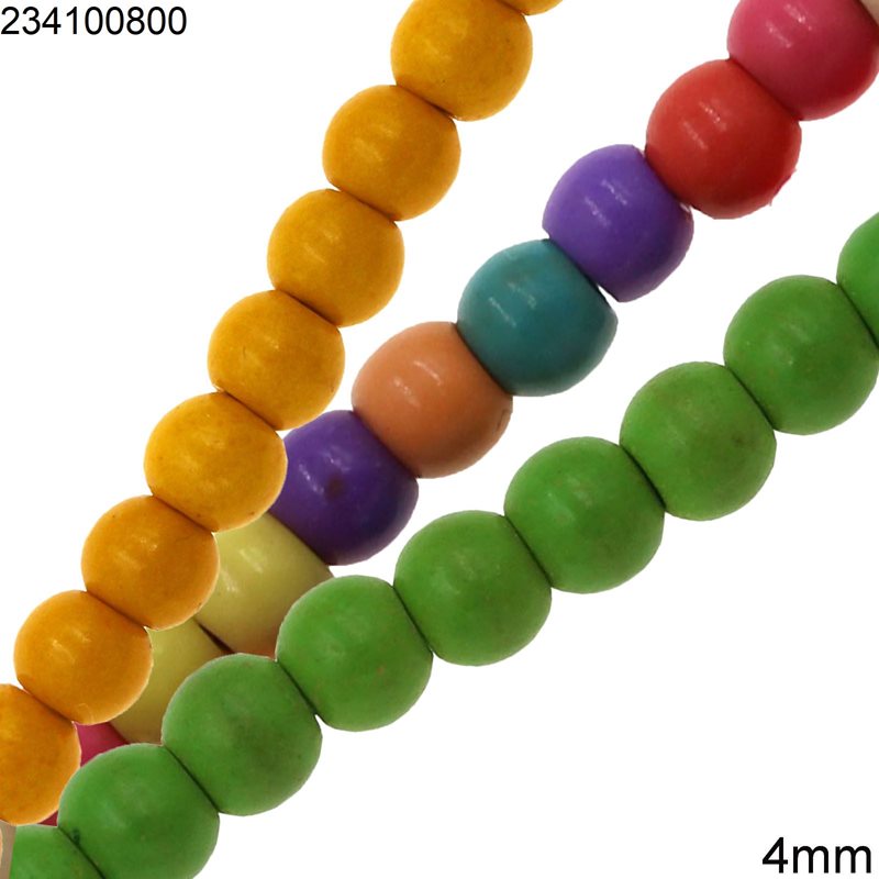 Pasta Beads 4mm