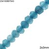 Faceted Jade Beads Rondelle 2x3mm
