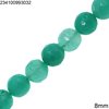 Jade Faceted Round Beads 8mm