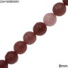 Jade Faceted Round Beads 8mm