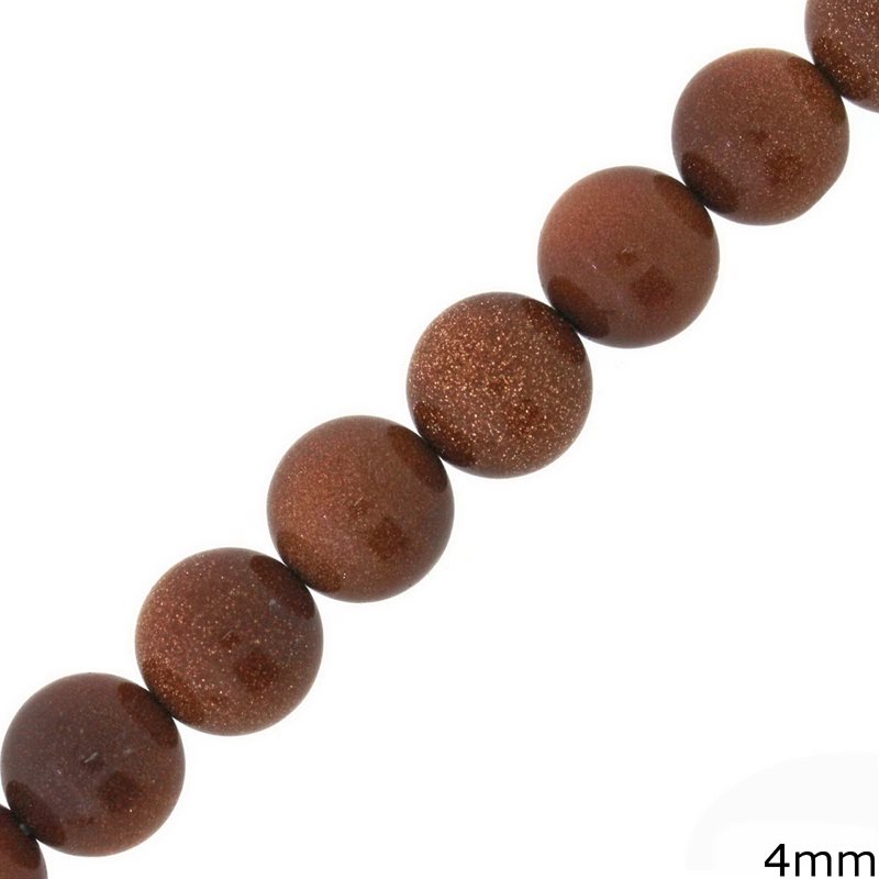 Chrysolite Round Beads 4mm 