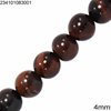 Tiger Eye Beads 4mm