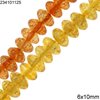 Χάνδρες Κρύσταλλοι Ροδέλλα 6x10mm