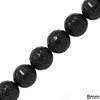 Jade Faceted Round Beads 8mm