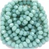 Faceted Rondelle Crystal Beads 4x6mm