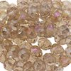 Faceted Rondelle Crystal Beads 8x10mm