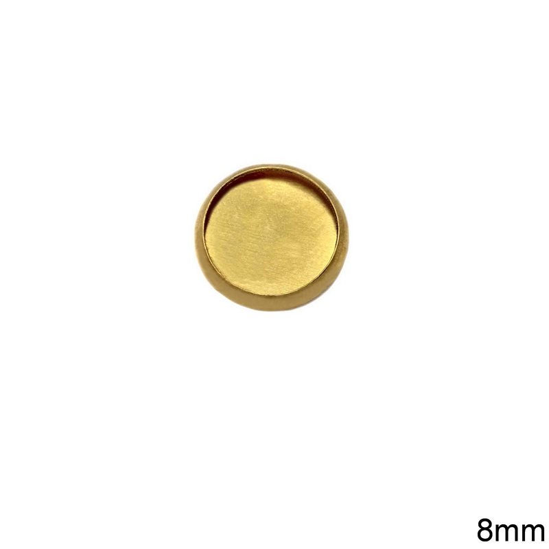 Brass Round Cup 8mm