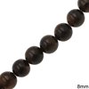 Bronzite Chips Beads 8mm, Brown