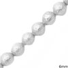 Mop-Shell Faceted Beads 6mm