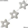 Lava Beads Star 32mm