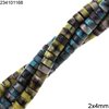Jasper Rondelle Beads 2x4mm