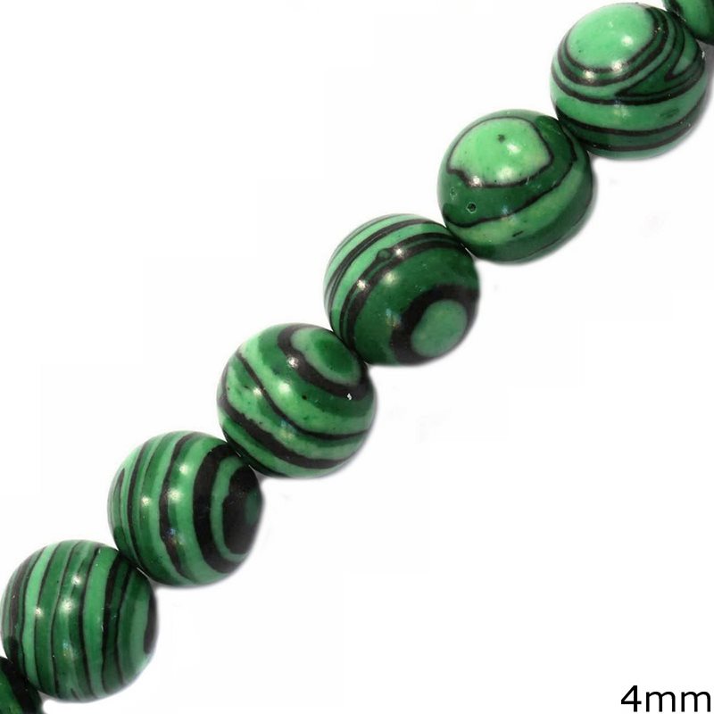 Malachite Beads 4mm