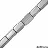 Χάνδρες Αιματίνη Παραλληλεπίπεδο 4x8mm