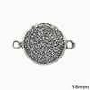 Silver 925 Pendant & Spacer Disk of Phaistos 18mm