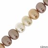 Χάνδρες Φίλντισι Potato Shape 12mm