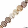 Mop-shell Potato Shape Beads 12mm