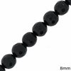 Onyx Faceted Beads 8mm