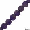 Amethyst Round Beads 6mm 